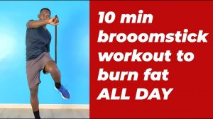 Brian Syuki - 10-Minute MORNING BROOMSTICK WORKOUT to Burn Fat ALL DAY