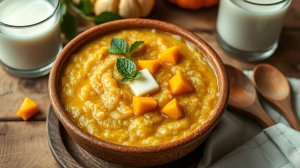 Пшённая Каша с Тыквой: секрет невероятно нежного и сладкого завтрака 🥣