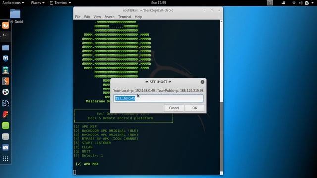 Kali Linux Evil Droid Android Hacking смотреть онлайн