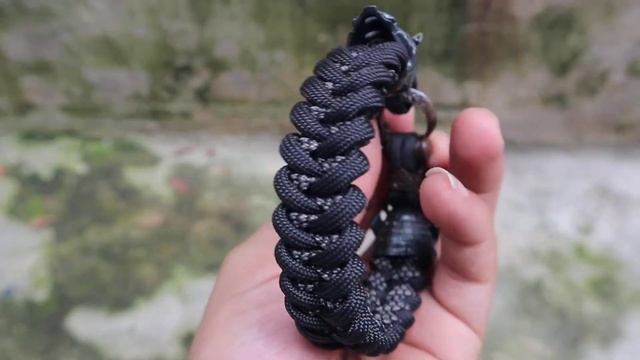 The Demon Oni X Demon Samurai Premium Paracord Bracelet, SharkJaw Knot. смотреть онлайн
