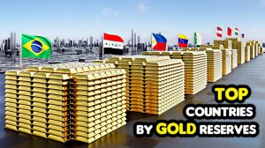 Сравнение ТОП 100 стран по ЗОЛОТЫМ запасам