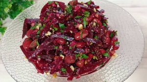 Съедят за минуту! Беру Свеклу и банку Фасоли! Готовлю Самый Вкусный салат из свеклы за 5 минут!