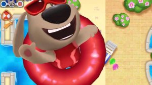 Аквапарк моего говорящего Тома Talking Tom Pool, уровень 114 | Мультфильм про друзей