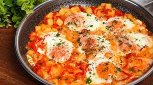 ОБалденный РЕЦЕПТ ЯИЧНИЦЫ ПО-ДЕРЕВЕНСКИ! Как приготовить царскую яичницу. Так едят в деревне.