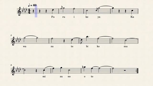 Haiku: Furu Ike Ya Kawazu Tobikomu Mizu No Oto | Matsuo Basho