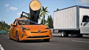 BeamNG Drive - Опасные объекты и автокатастрофы