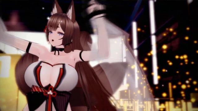 水着天城で:IJN Amagi「夏に去りし君を想フ」【MMD/アズールレーン/AzurLane/碧蓝航线/벽람항로/WQHD/60FPS】