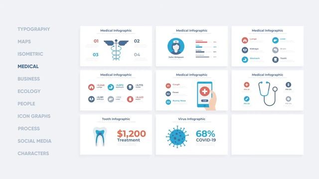 1200+ Infographics Pack - Premiere Pro Template смотреть онлайн