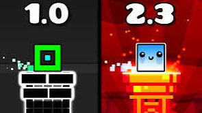 DASH в Каждой Версии Geometry Dash