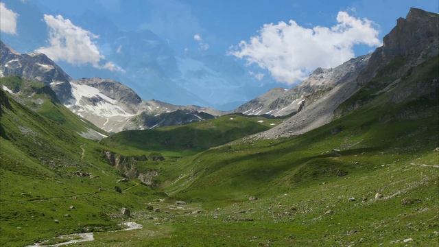 Pralognan la Vanoise, du Roc de la pêche au refuge de Peclet Polset, lumix G80 G85 смотреть онлайн