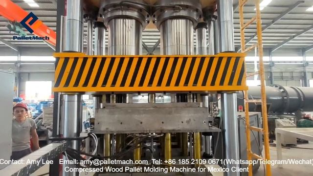Compressed Wood Pallet Molding Machine for Mexico Client#mexico #palletprojects #presswood pallets смотреть онлайн