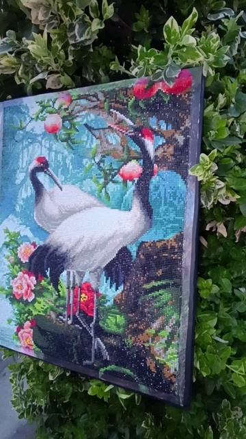 ЖУРАВЛИ ПРИЛЕТЕЛИ! Алмазная мозаика. смотреть онлайн