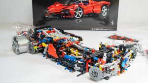 СБОРКА КИТАЙСКОЙ FERRARI DAYTONA SP3 c Вайлдберриз! / Часть 2 / Китайская копия LEGO Technic 42143!