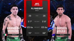 Брендон Морено VS Стив Эрцег