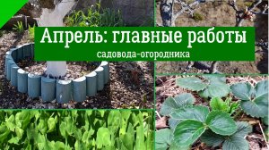АПРЕЛЬСКИЕ РАБОТЫ в САДУ, ОГОРОДЕ и ЦВЕТНИКЕ. Главные работы садовода и огородника весной.