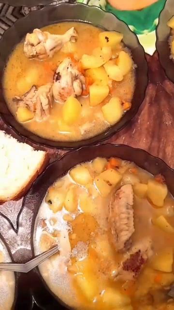 картошка с курицей