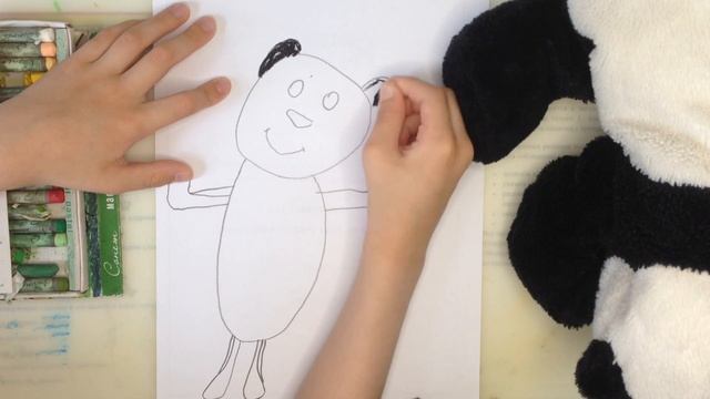 Рисуем панду-уроки рисования от Мастер Саша / Саша с Котишей / Природа с Сашей смотреть онлайн