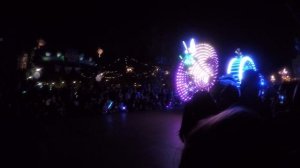 Америка. 2018. Диснейленд. Световое шоу 1