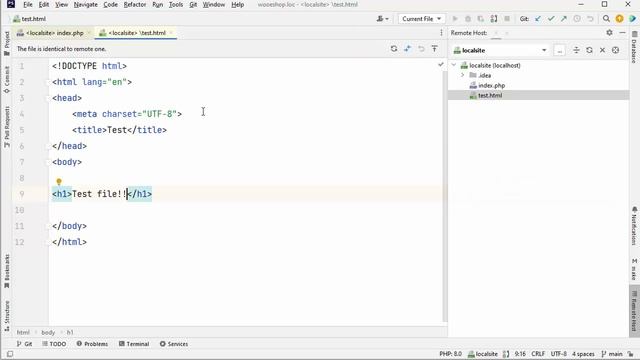 FTP-подключение в PhpStorm