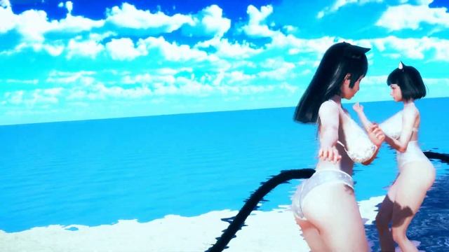 [MMD A.I. Girl] Sea Breeze 2P смотреть онлайн
