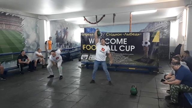Гирьевой спорт в зачет Спартакиады 2019. Рывок. Драгумерецкий (75-95кг) и Серков (75-95кг) смотреть онлайн