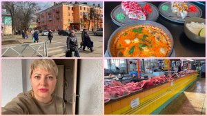 Ярославль/ Ленинский рынок/ Обед в кафе/ Прогулка в солнечный день.