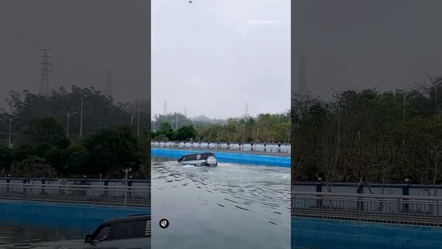 BYD yangwang U8 wading test смотреть онлайн