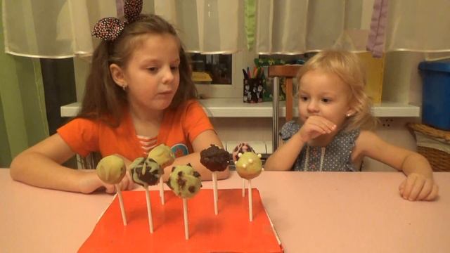 Cake Pops Challenge!!! Мини тортики на полочке! Неприятный сюрприз внутри...