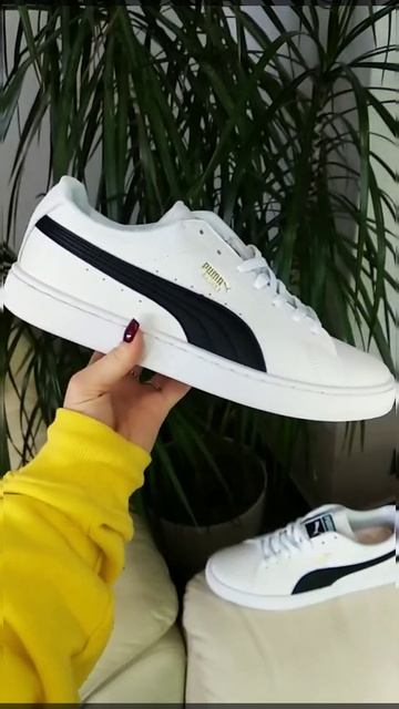 Кроссовки мужские Puma Suede кожаные белые с белой подошвой 00160 смотреть онлайн