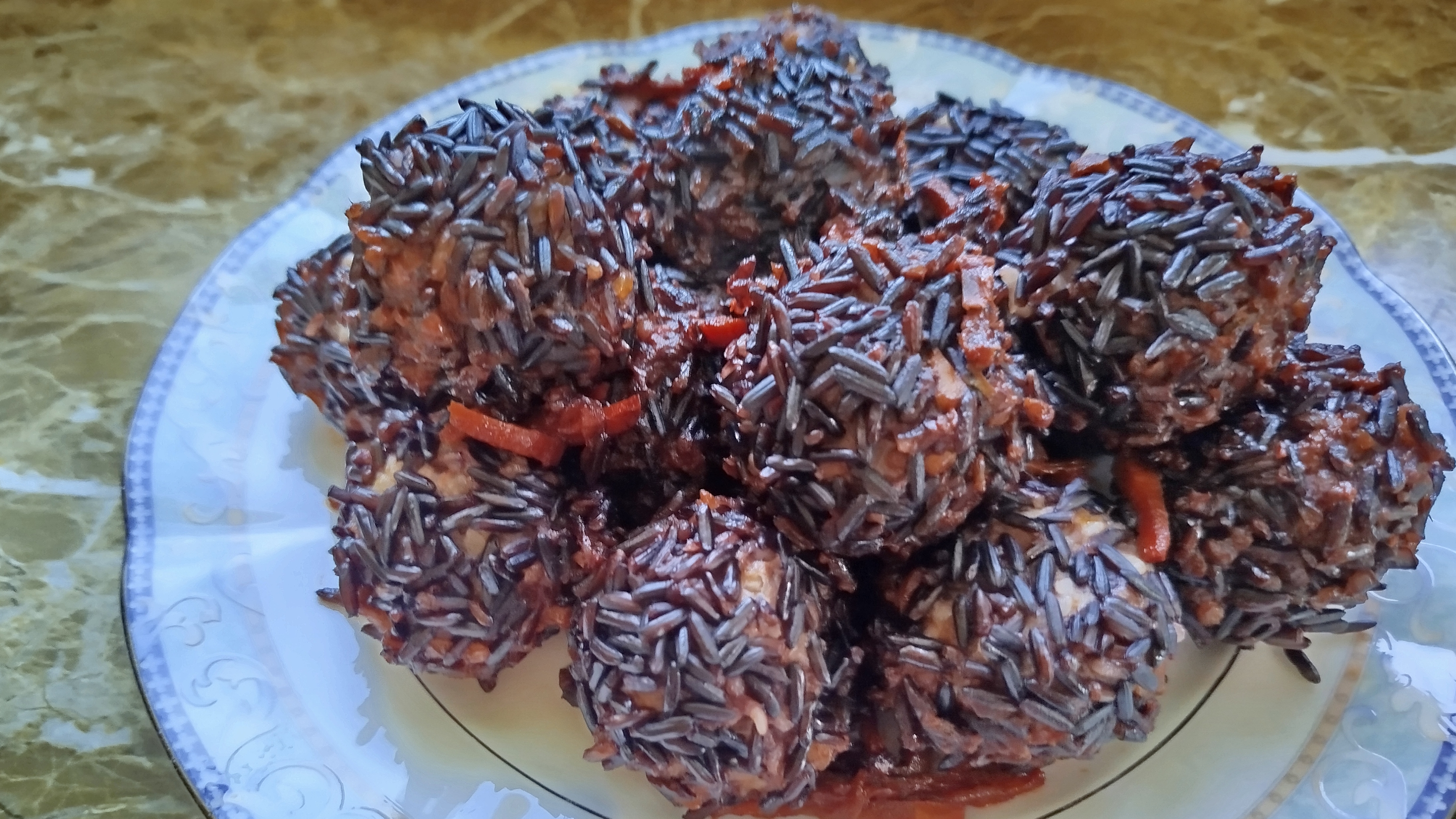 Черные ёжики, необычное и интересное блюдо