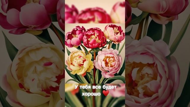 Для души ♥️ Открытка с цветами 🌸 Прекрасного настроения 🌹 смотреть онлайн