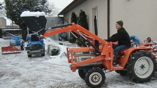 KUBOTA B 1702-M MINI TRAKTOR z TUREM. www.traktorki-japonskie.waw.pl смотреть онлайн