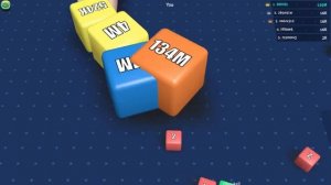 Cubes 2048.io Набрал 2B и проиграл