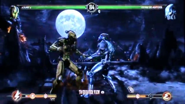 Cyber Sub Zero(ItsMeDEADPOOL) vs Cyrax(z SURF z) MK9 Xbox live смотреть онлайн