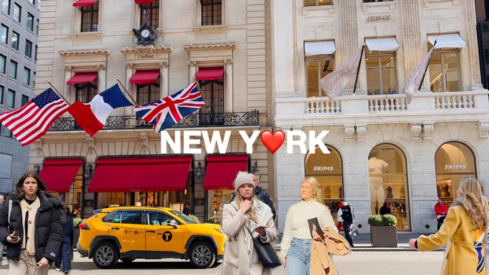 NYC Walk🗽Beautiful 5th Ave in New York City🚕🥨Fabrique Bakery, Exploring Midtown | Jan 2025 смотреть онлайн