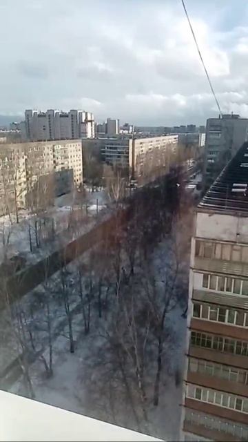 25 марта, после бурана, прояснилось