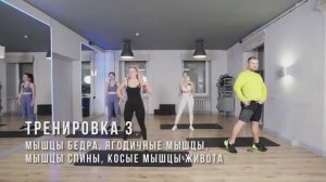 Фитнес. Тренировка 3. Круговая тренировка на мышцы тела. Проект “САХАР” от Оли Нечаевой.