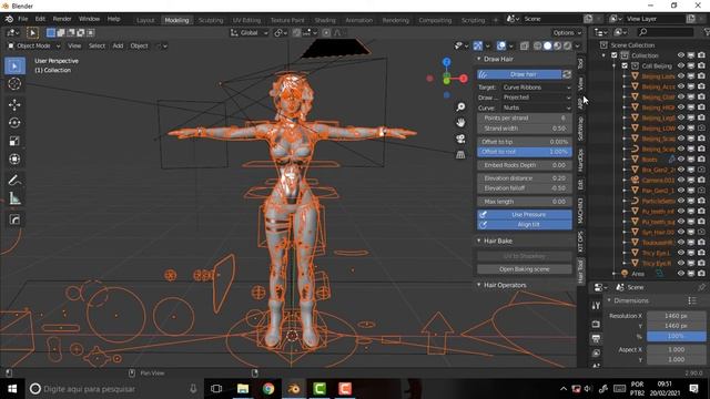 BLENDER 1745 Hair Tool Troubles 2 Eevee смотреть онлайн