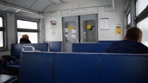 Электропоезд ЭД9М-0030. Покатушки от Повалихи до Зудилово в салоне вагона.