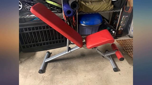 Magic Fit Adjustable Weight Bench Utility Exercise Workout Bench review смотреть онлайн