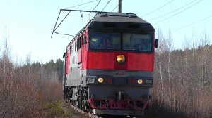 ТЭП70-0557 с туристическим поездом "Императорский маршрут" Екатеринбург-Пасс. - Алапаевск