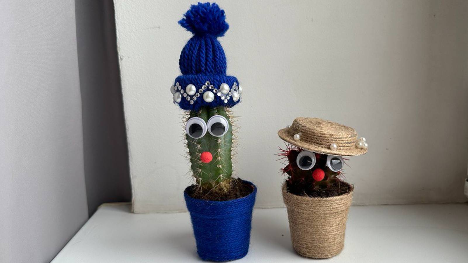 Декорирование кактуса, украшение кактуса.