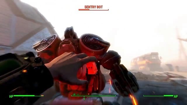 Fallout 4 (Sentry Bot) Large Deathclaw Gauntlet Scratching Post HD смотреть онлайн