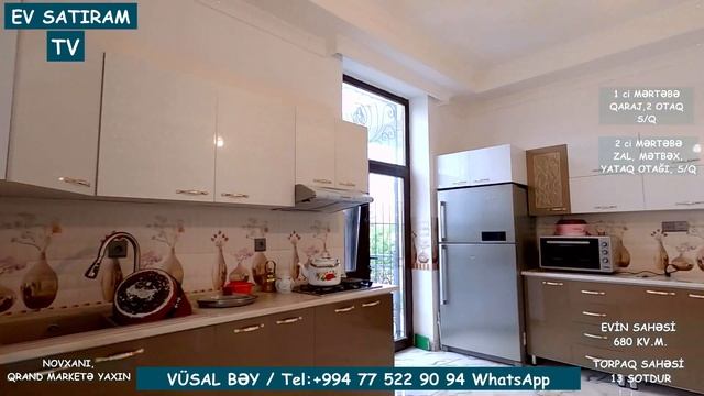 NOVXANIDA, YOLA YAXIN 13 SOTDA EV SATILIR /Недвижимость в Баку / EV SATIRAM TV/ bag evleri /ev смотреть онлайн