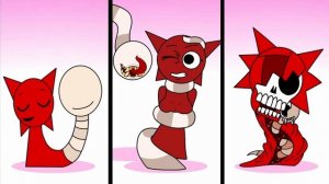 Все этапы игры Спрунки с боссам и рабочим - сборник Incredibox