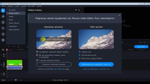 Movavi Video Editor Plus 2021 + Aktivation Key