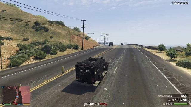GTA 5 RDE 4.0.1 - Fort Zancudo Heist + Ten Star Escape