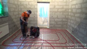 Как быстро установить трубы водяного теплого пола под стяжку