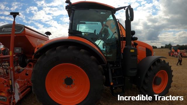 2021 Kubota M7.173 Premium KVT 6.1 Litre 4-Cyl Diesel Tractor (170 / 175 HP) with Kverneland Drill смотреть онлайн