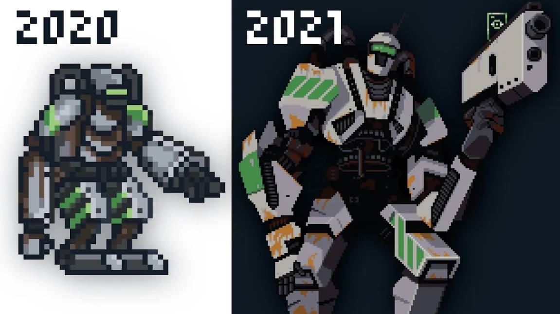 11 - Remaking Pixel Art from One Year Ago! смотреть онлайн